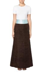 Sybil Connolly brown skirt, circa 1963