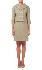 Mainbocher haute couture tweed skirt suit, circa 1960