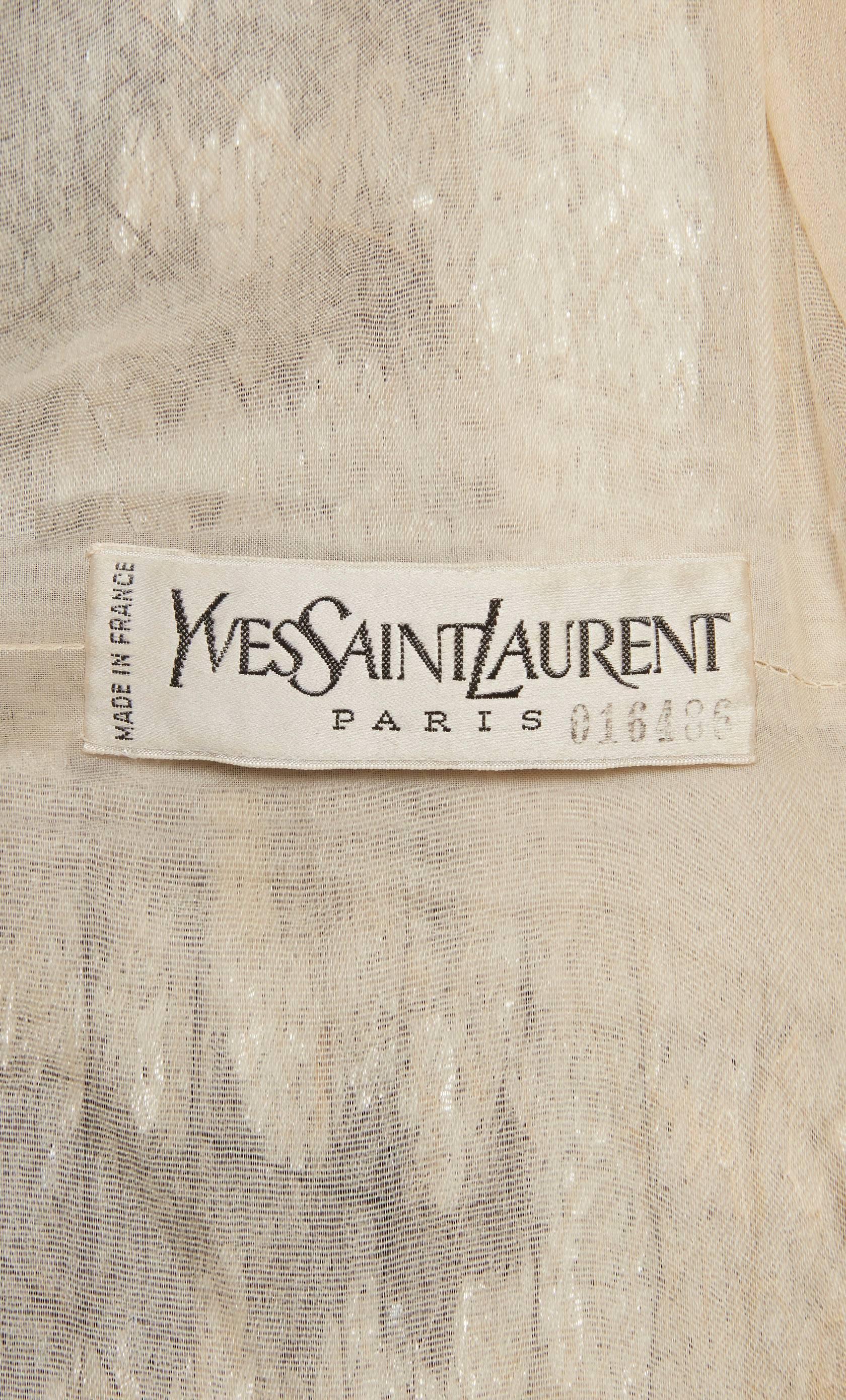 Yves Saint Laurent Haute couture sequin & feather dress, Autumn/Winter 1967 2