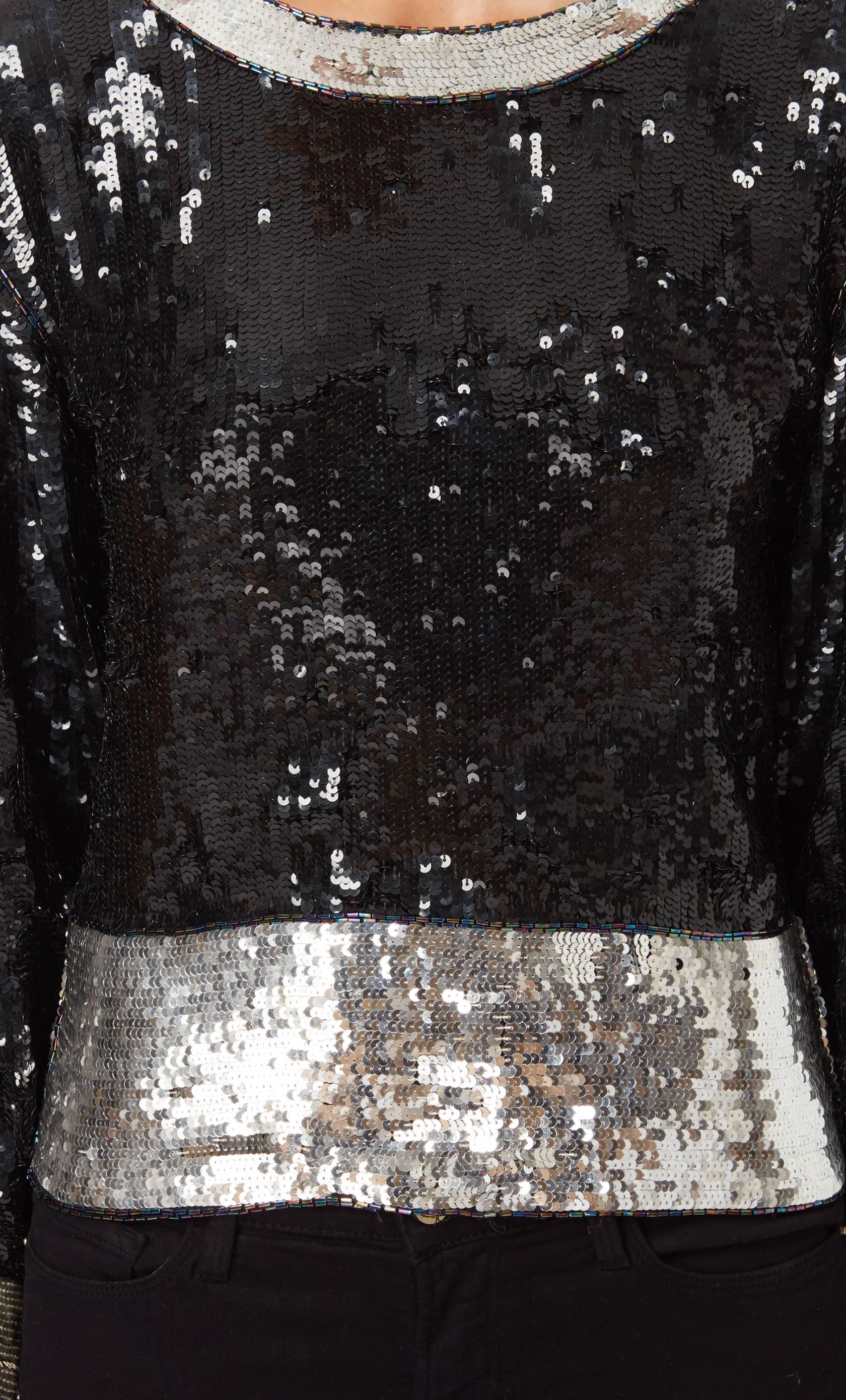 Women's Sequin top, circa 1971 For Sale