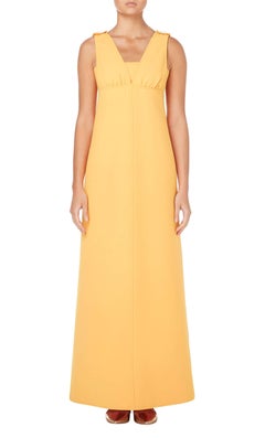Courrèges yellow dress, circa 1969