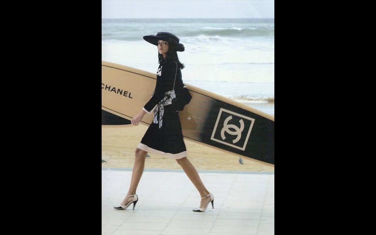 Chanel Black Hat Spring 2003 Ad Campaign Tags 4