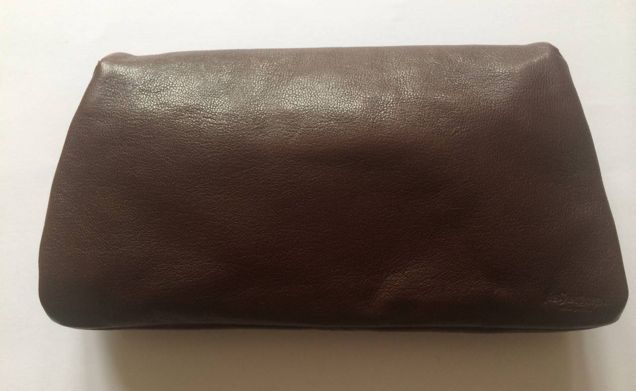 saint laurent lipstick clutch