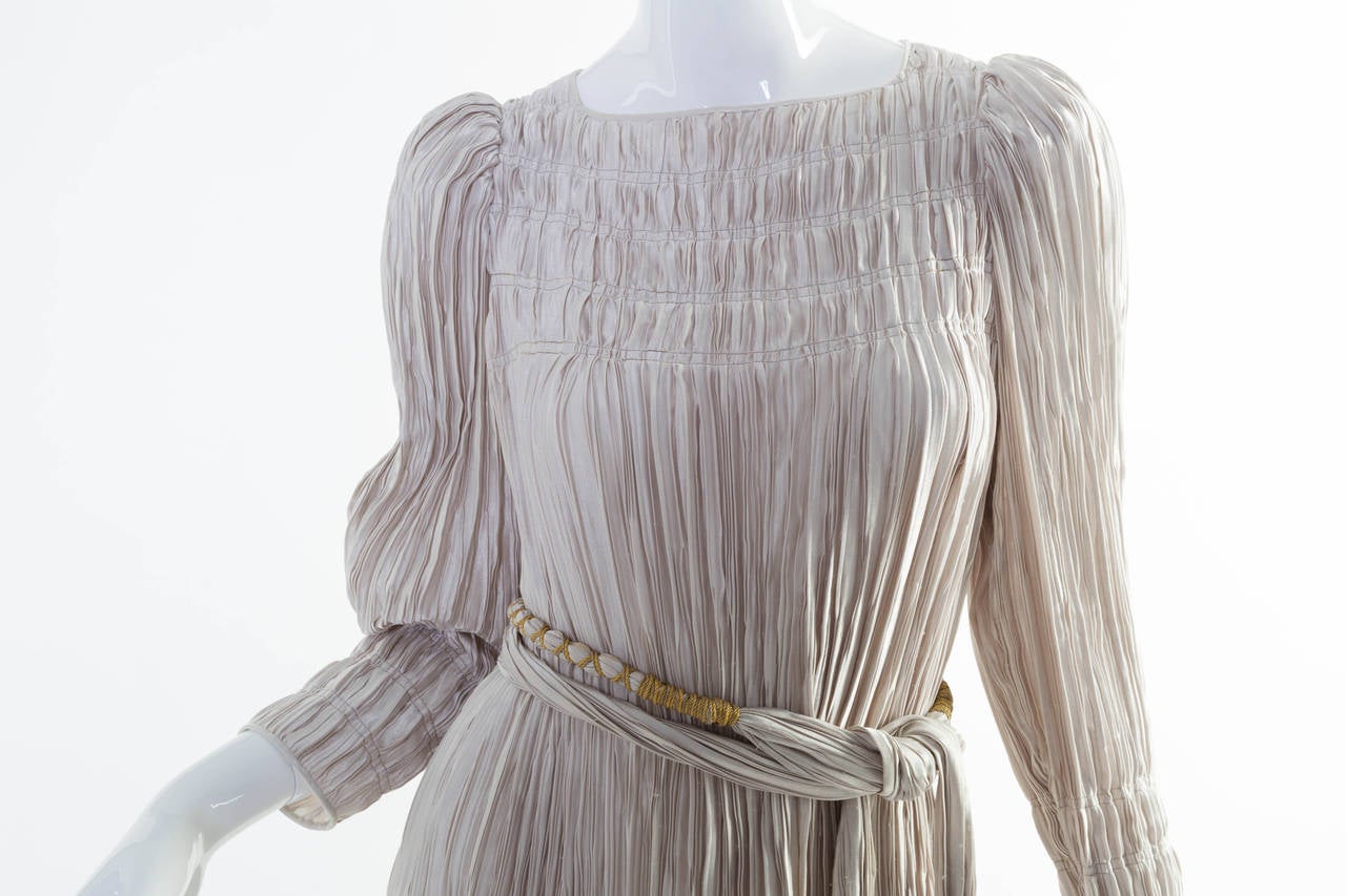 Mary McFadden Couture Pleated Dress 3