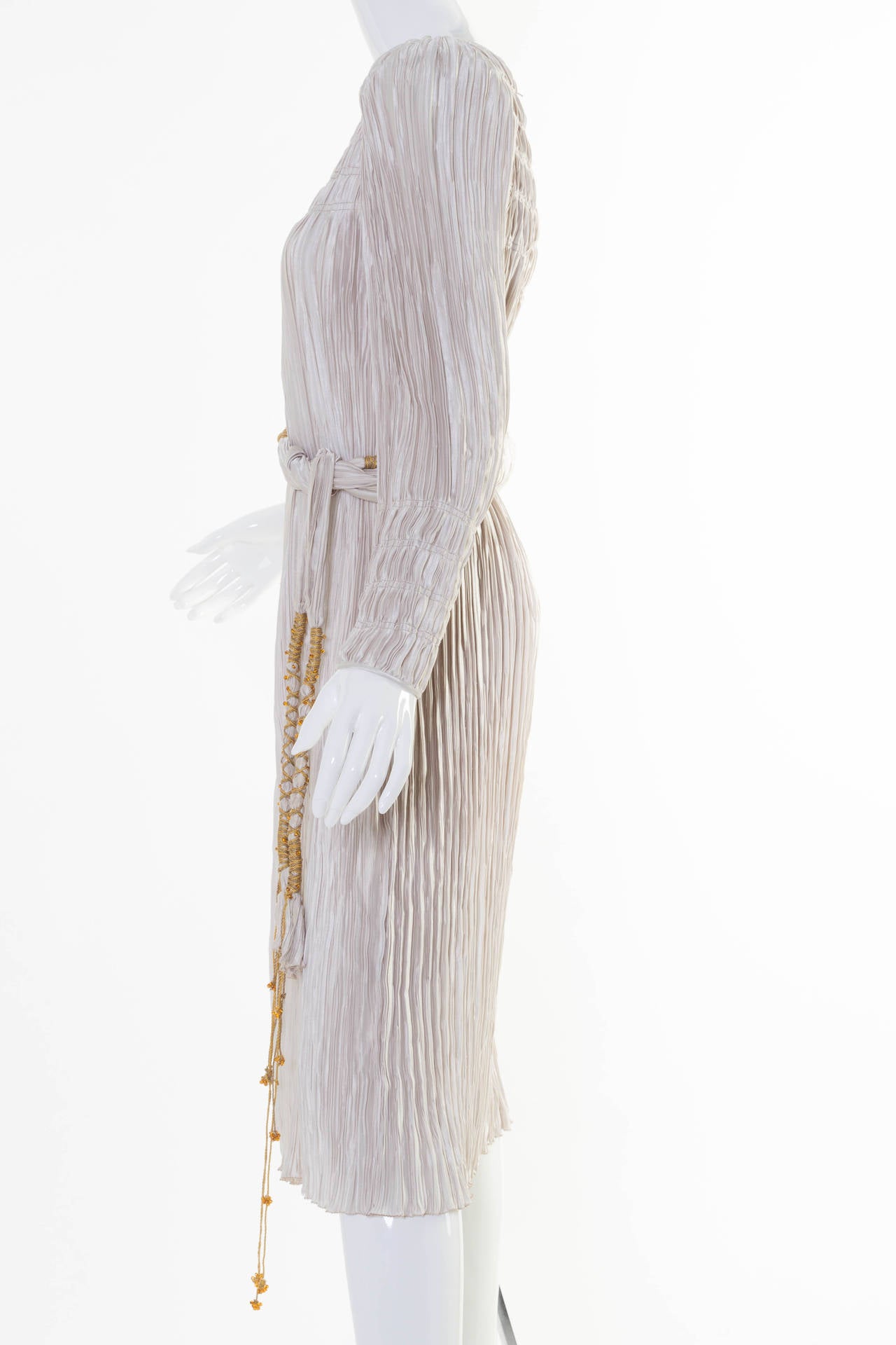 Mary McFadden Couture Pleated Dress 5
