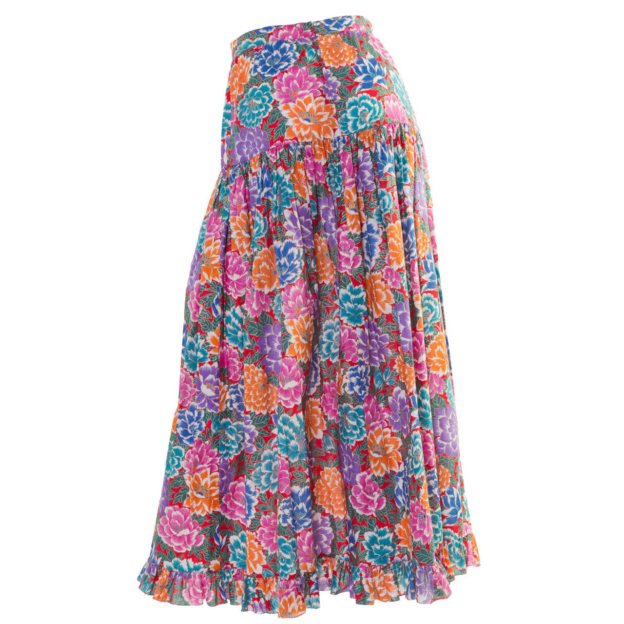 Emanuel Ungaro Floral Maxi Skirt