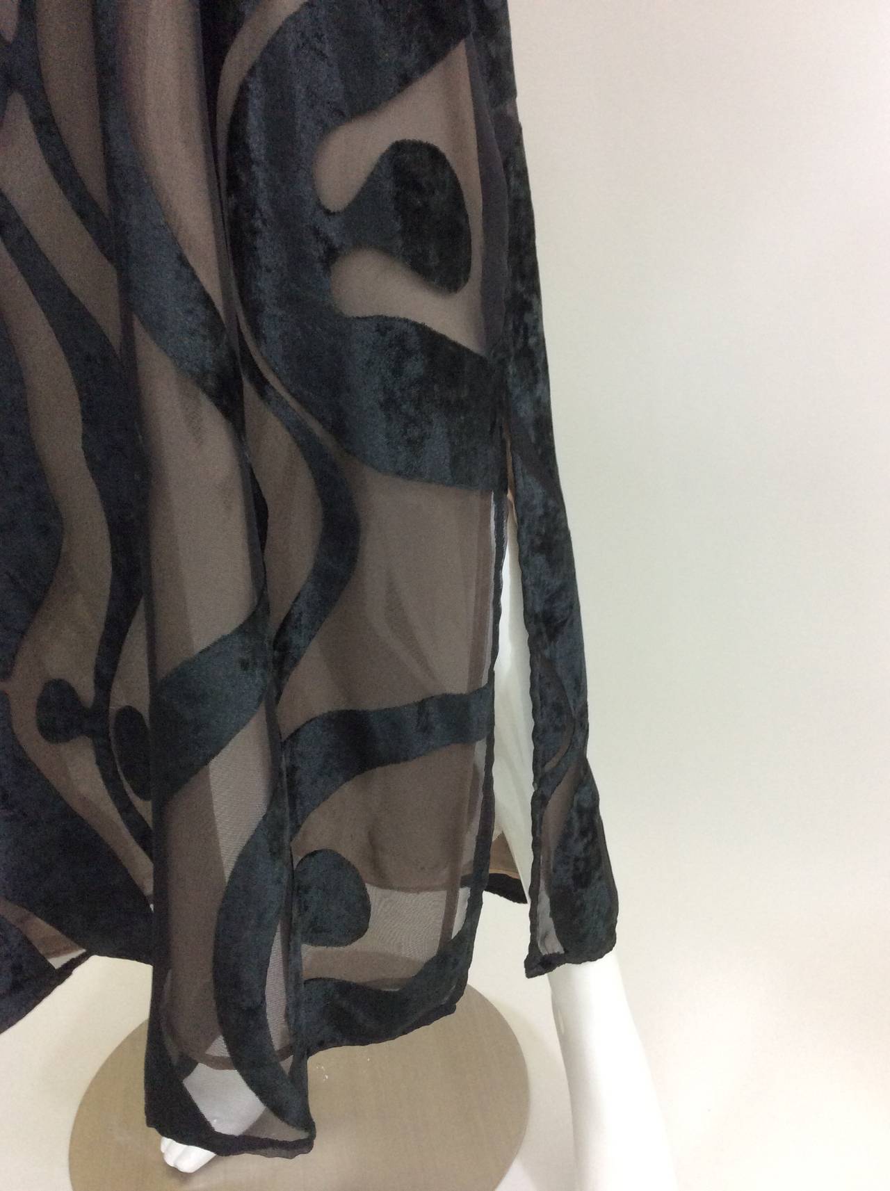 feather kaftan dress