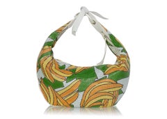 Chloè Phoebe Philo Banana Print Chain Mail Leather Shoulder Bag, 2004