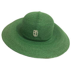 Vintage Pucci Green Sun Hat