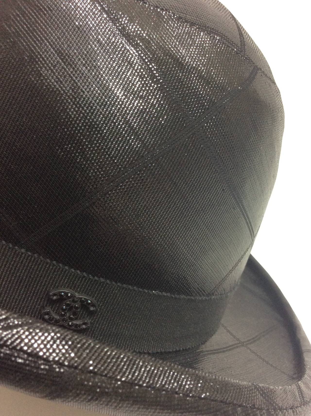 Chanel Bowler Hat In Excellent Condition In Boca Raton, FL