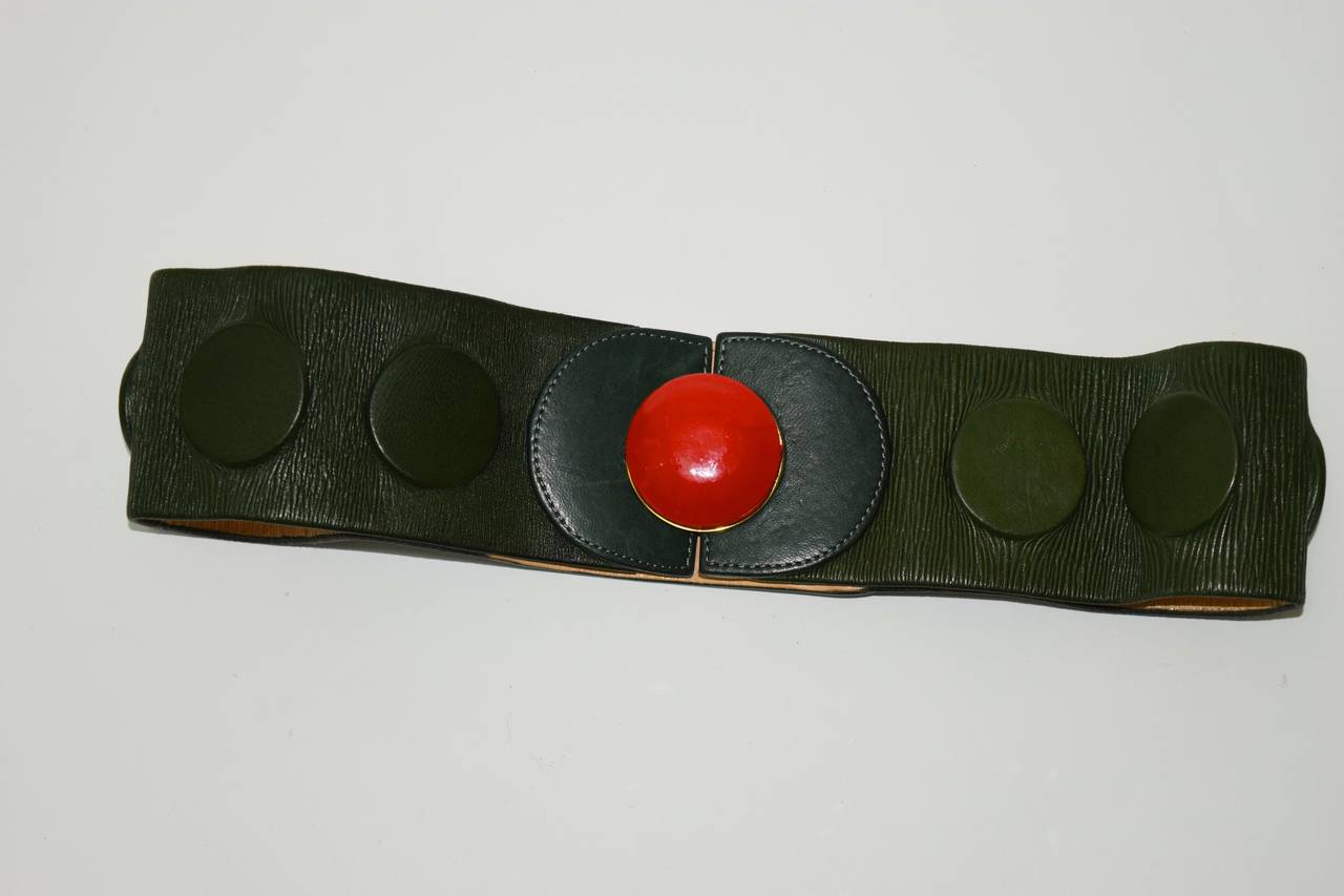 Vintage Chloe Leather Belt 1