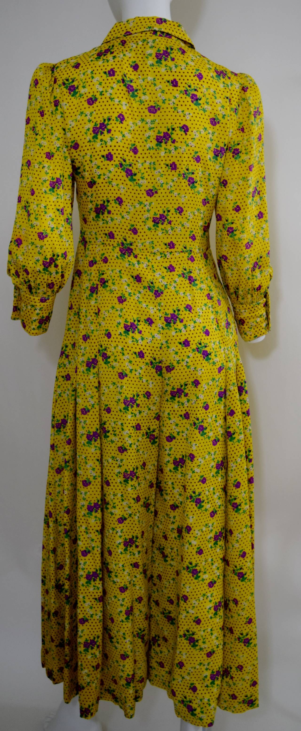 yellow floral jumpsuit