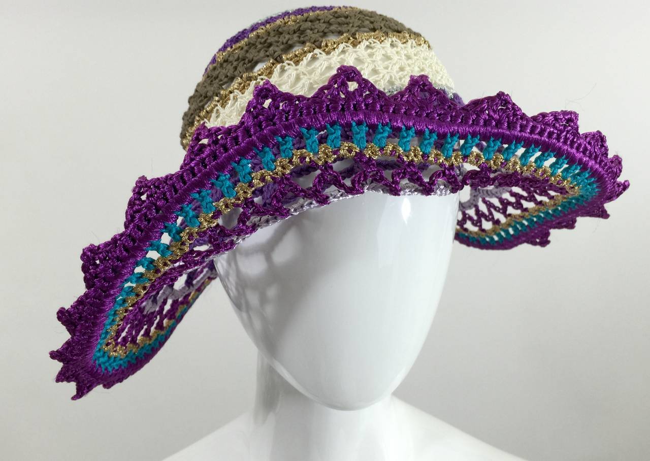 Black Gorgeous Missoni Crochet Hat