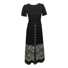 1960s Tiziani Karl Lagerfeld Dress