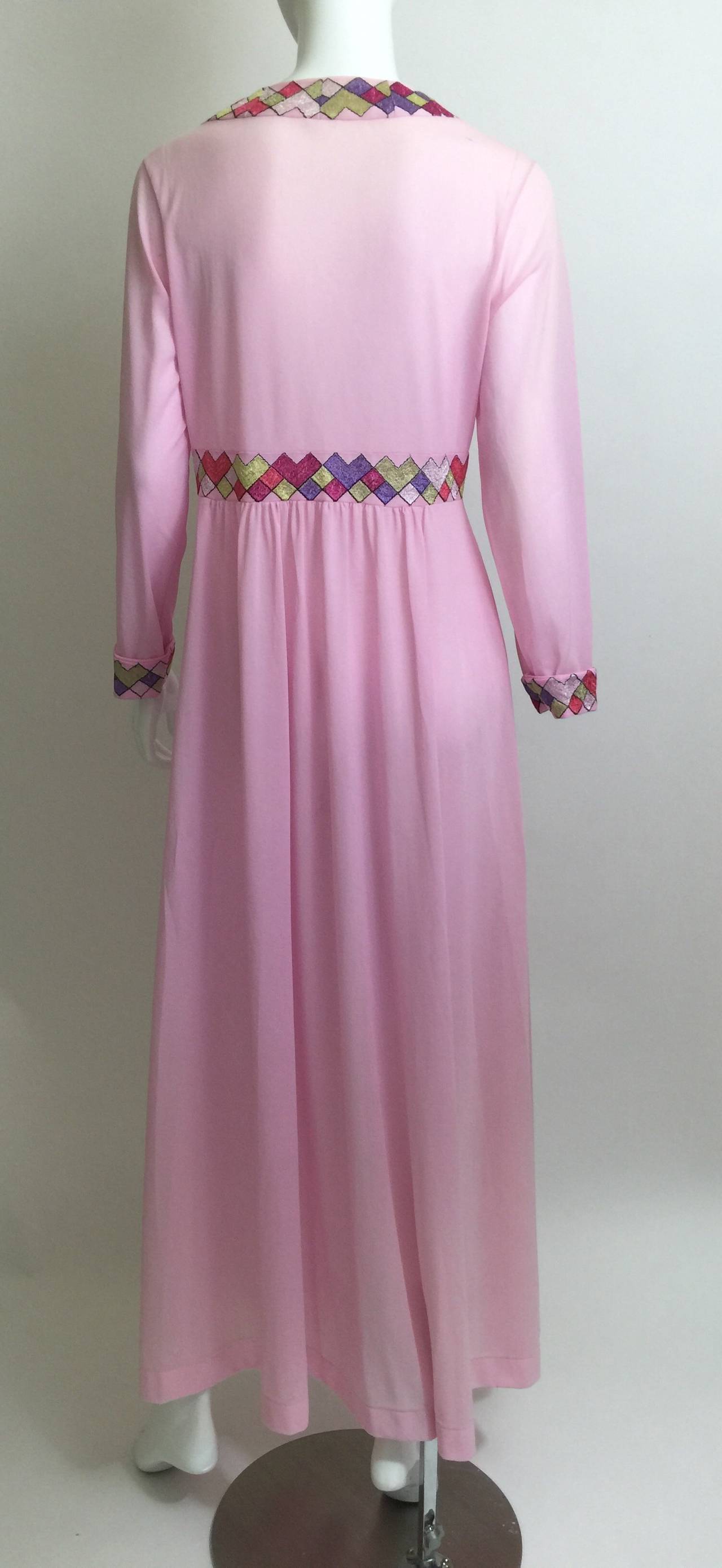 Vintage Pucci Formfit Rogers Caftan & Maxi dress 1960s In Excellent Condition For Sale In Boca Raton, FL