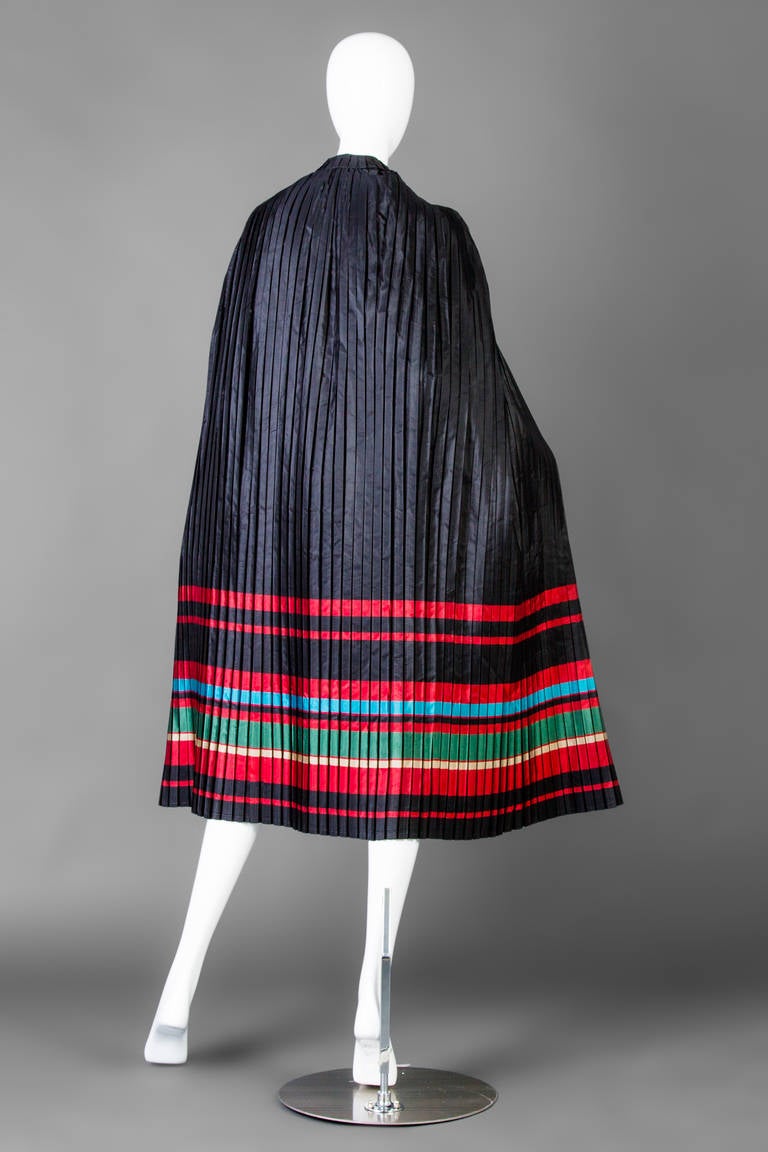 Christian Dior Vintage Cape and Dress In Excellent Condition In Boca Raton, FL