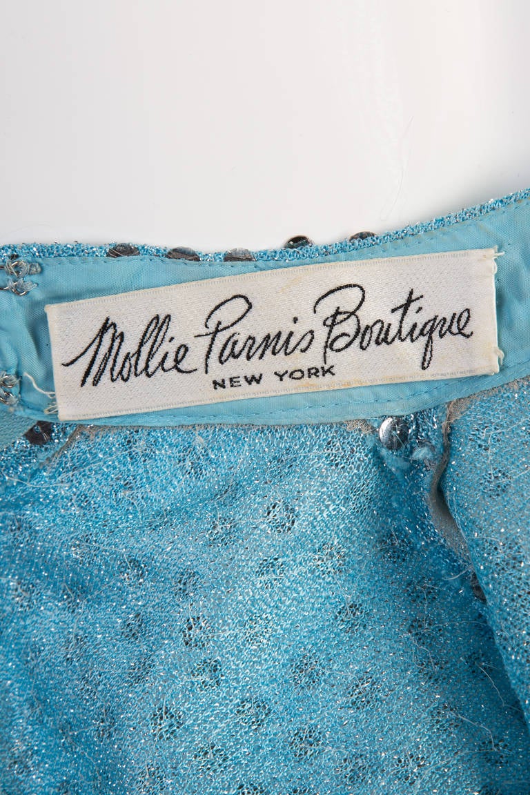 Mollie Parnis Boutique Sequin Maxi Dress 4