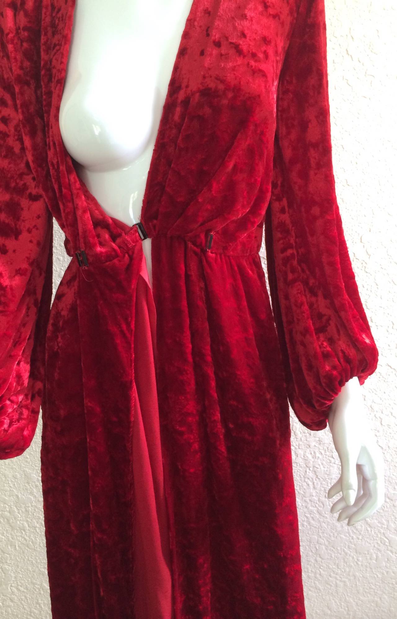Saint Laurent Hostess Gown  Museum Piece YSL 1970s 2