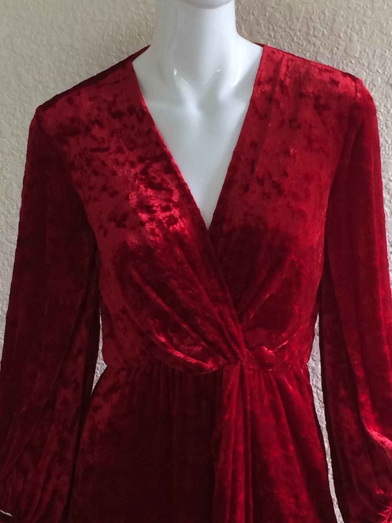 Saint Laurent Hostess Gown  Museum Piece YSL 1970s 3