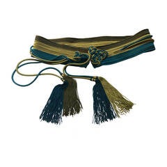 Vintage Yves Saint Laurent Russian Tassel Belt YSL 5