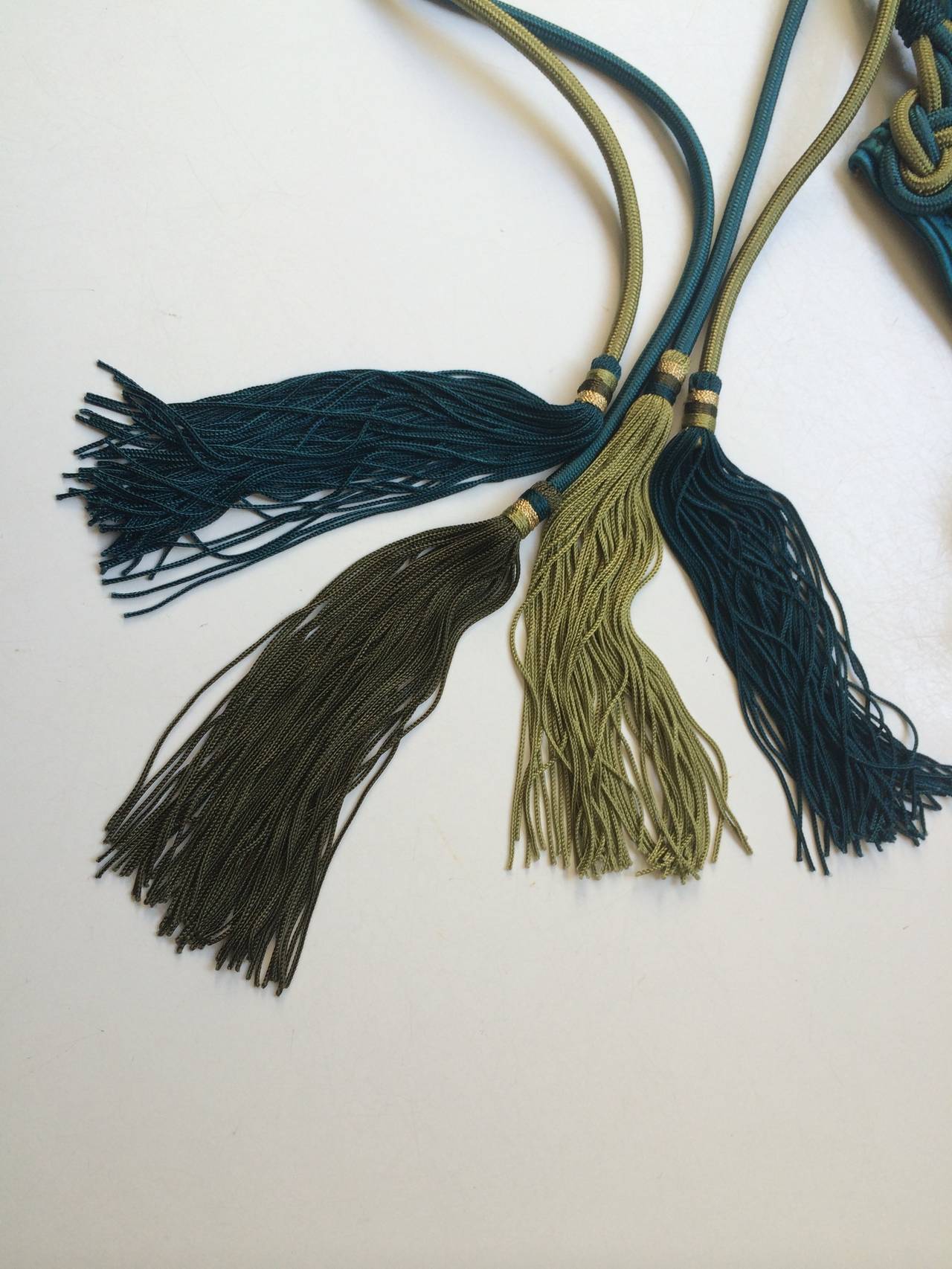 Vintage Yves Saint Laurent Russian Collection Passementerie Tassel Belt YSL 2