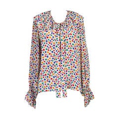 Saint Laurent Star Blouse