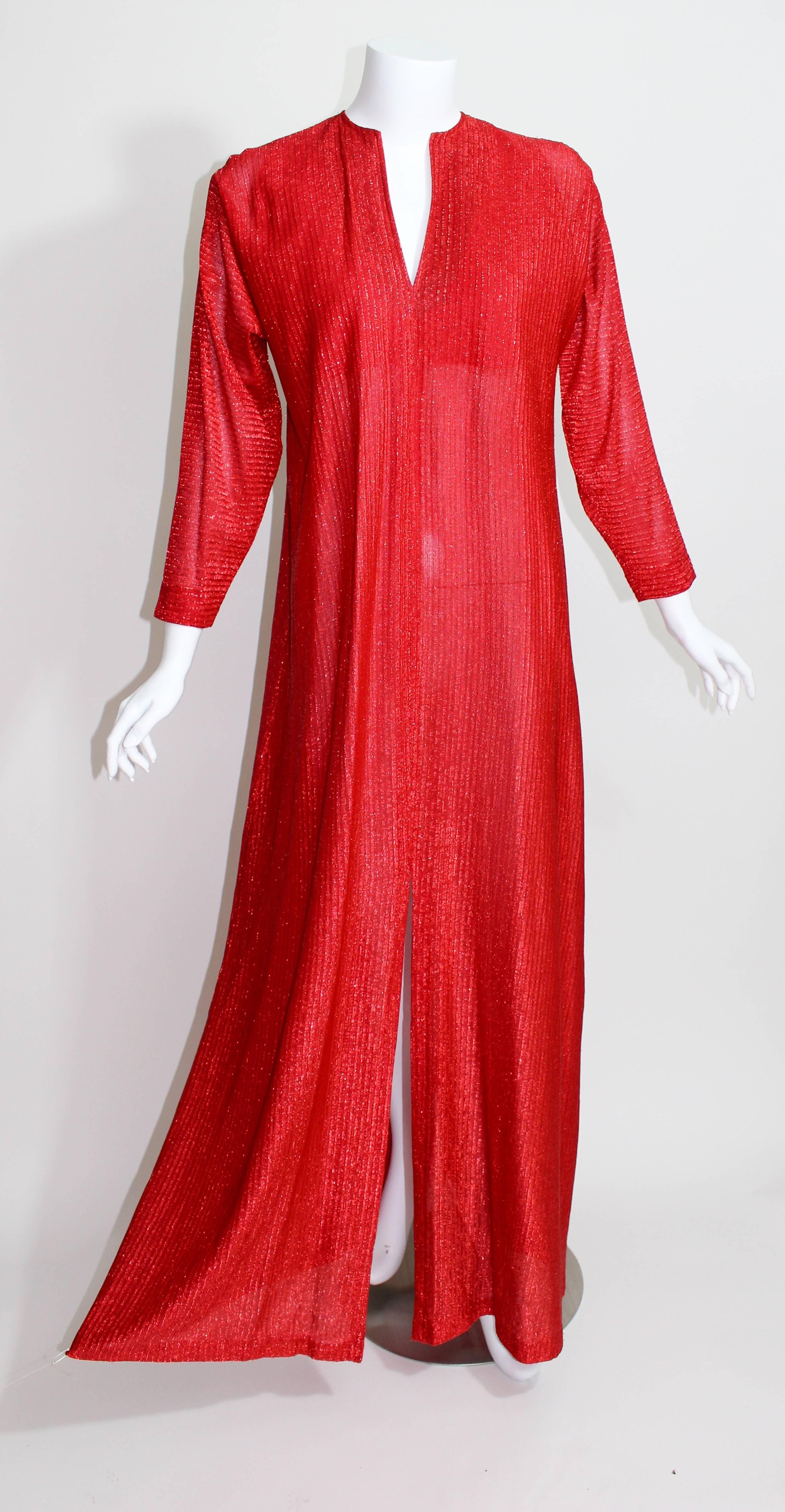 halston caftan