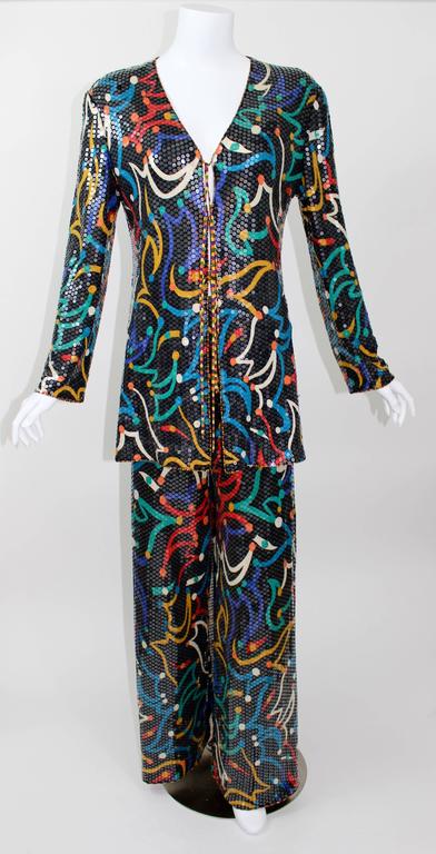 sequin trouser suit ladies