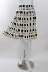 Prada Runway Lipstick Print Skirt Rare & Collectable Spring 2000