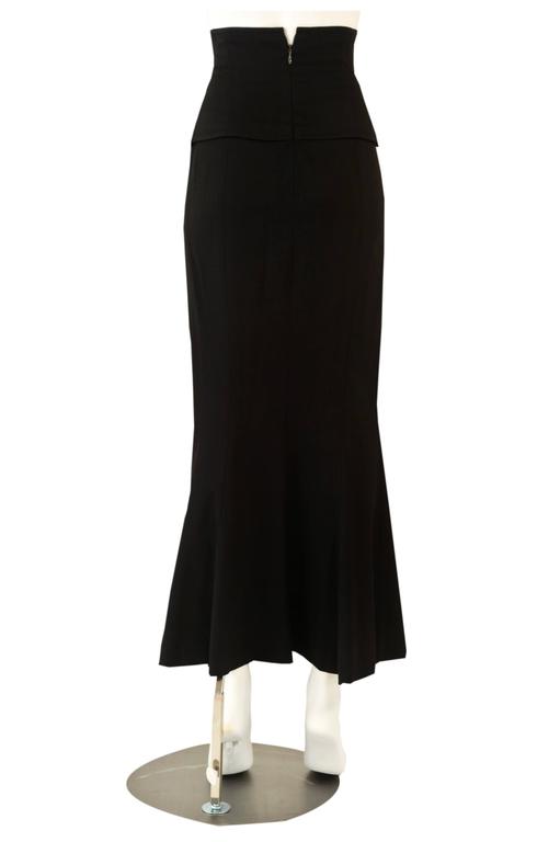 Halloween Gothic Dark Party Women Aesthetic Vintage Elegant Nightclub Long Sleeve High Waist Trumpet Dress