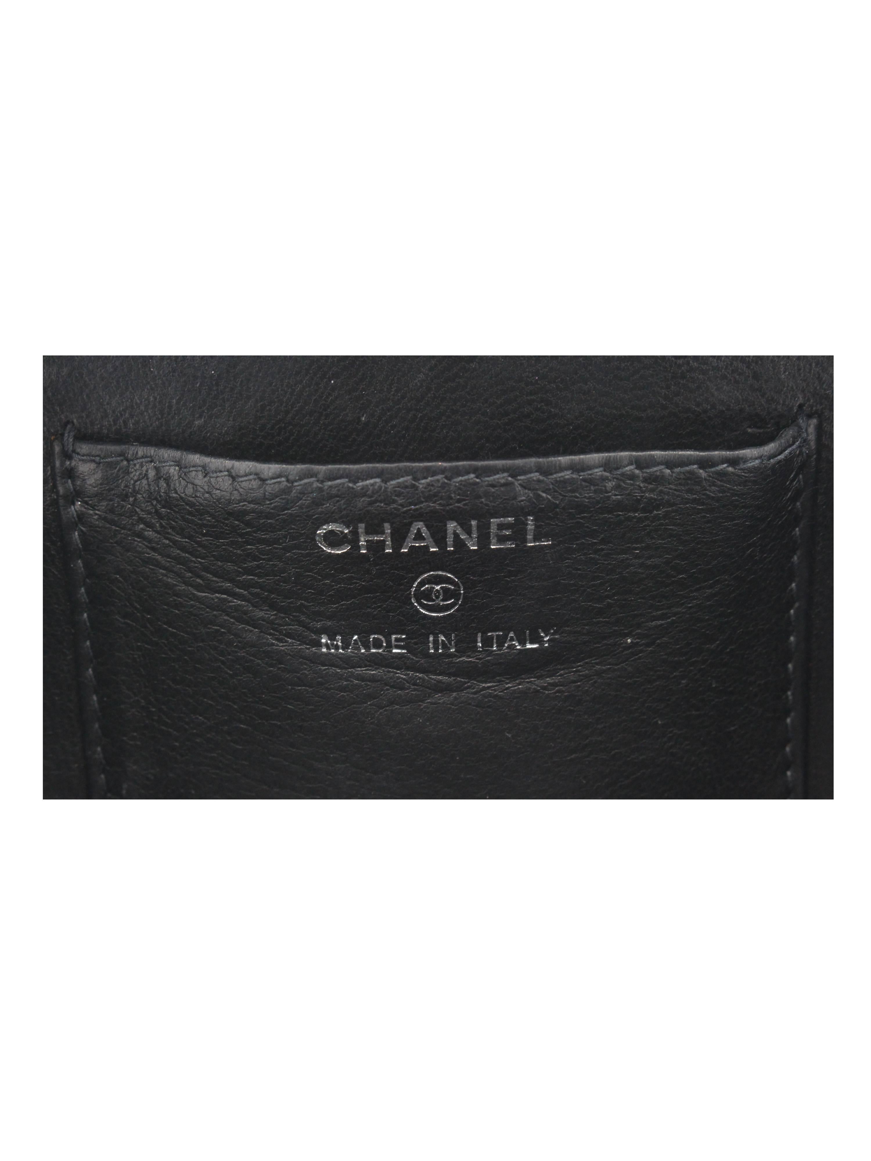 Chanel Black Perspex Lucite Minaudiere Clutch / Chain Wristlet Collectors For Sale 1