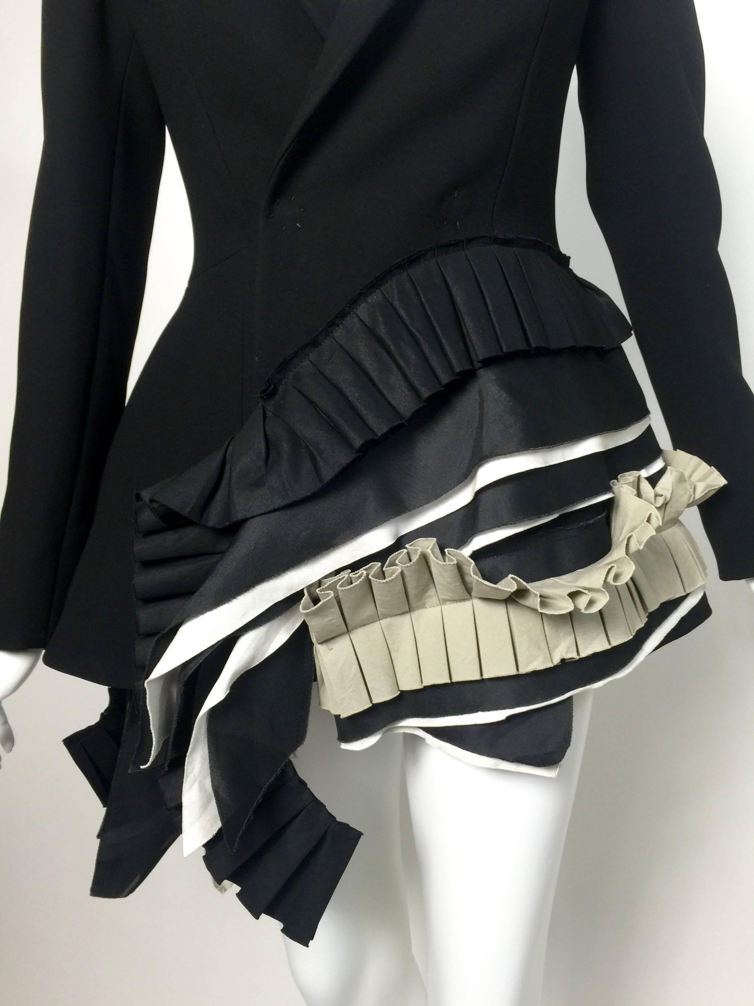 Bottega Veneta Sculptural Pleats and Ruffles Origami Jacket Spring 2014 3