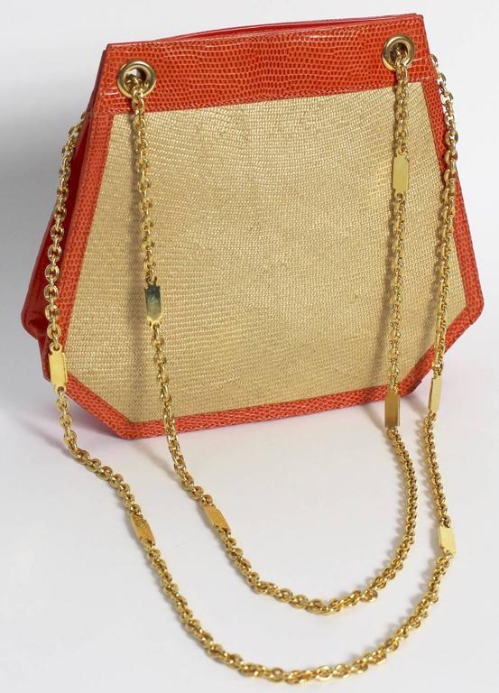 Very Rare Limited Edition Vintage Bottega Gold Chain Purse 4 of 50 For Sale at 1stdibs