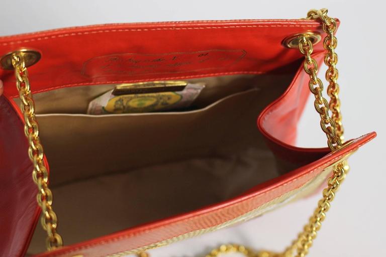Very Rare Limited Edition Vintage Bottega Gold Chain Purse 4 of