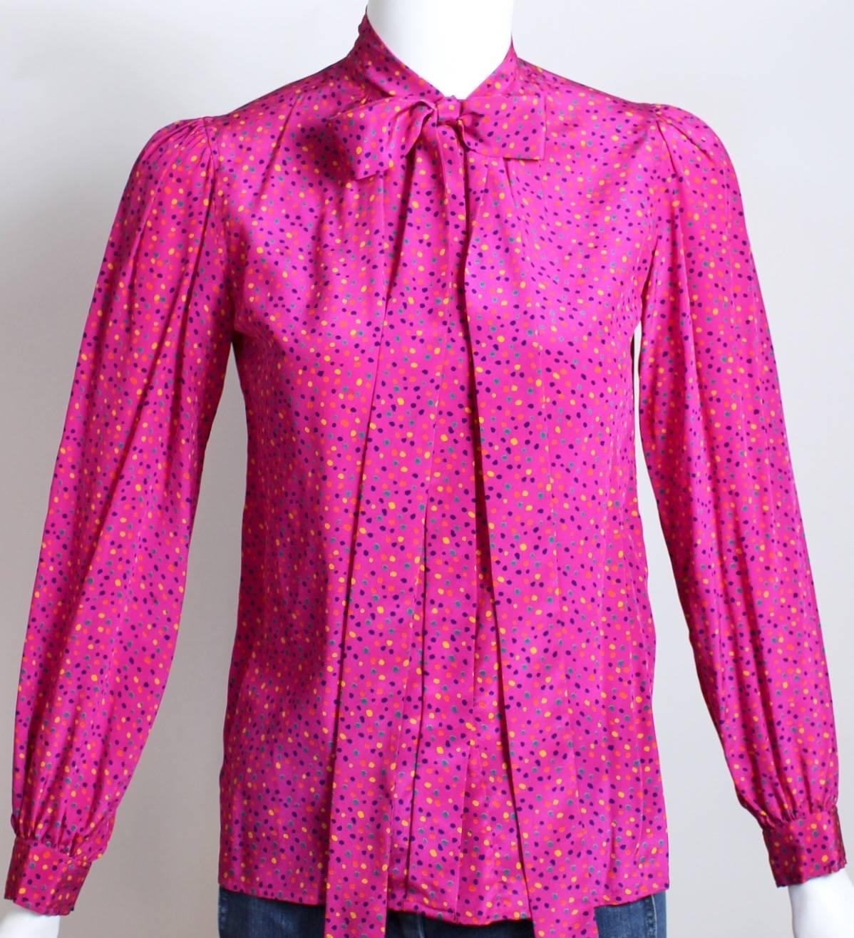 When it became popular in the Thirties, the flouncy lady’s necktie was nicknamed the pussy bow for its resemblance to those used to adorn kittens. By the Seventies, the embellishment had been incorporated into the “secretary blouse” and became the