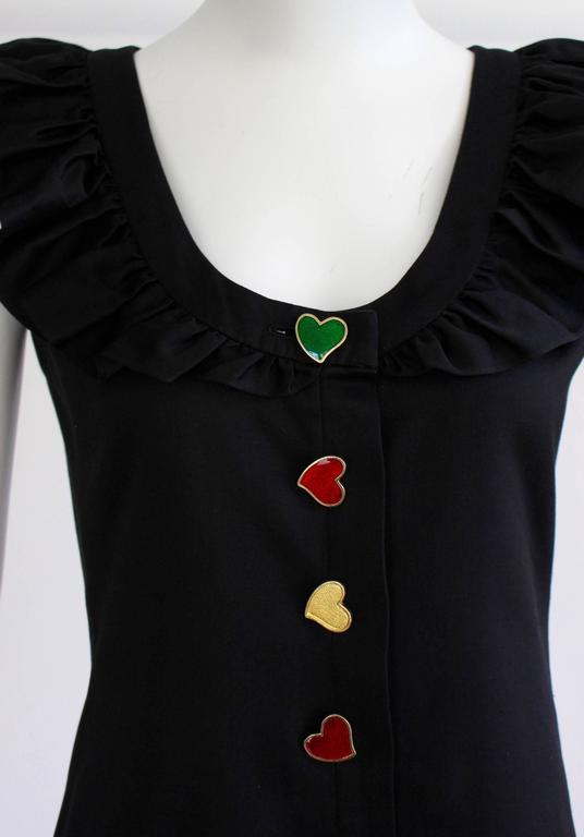 Yves Saint Laurent Heart And Jewelry Design Dress