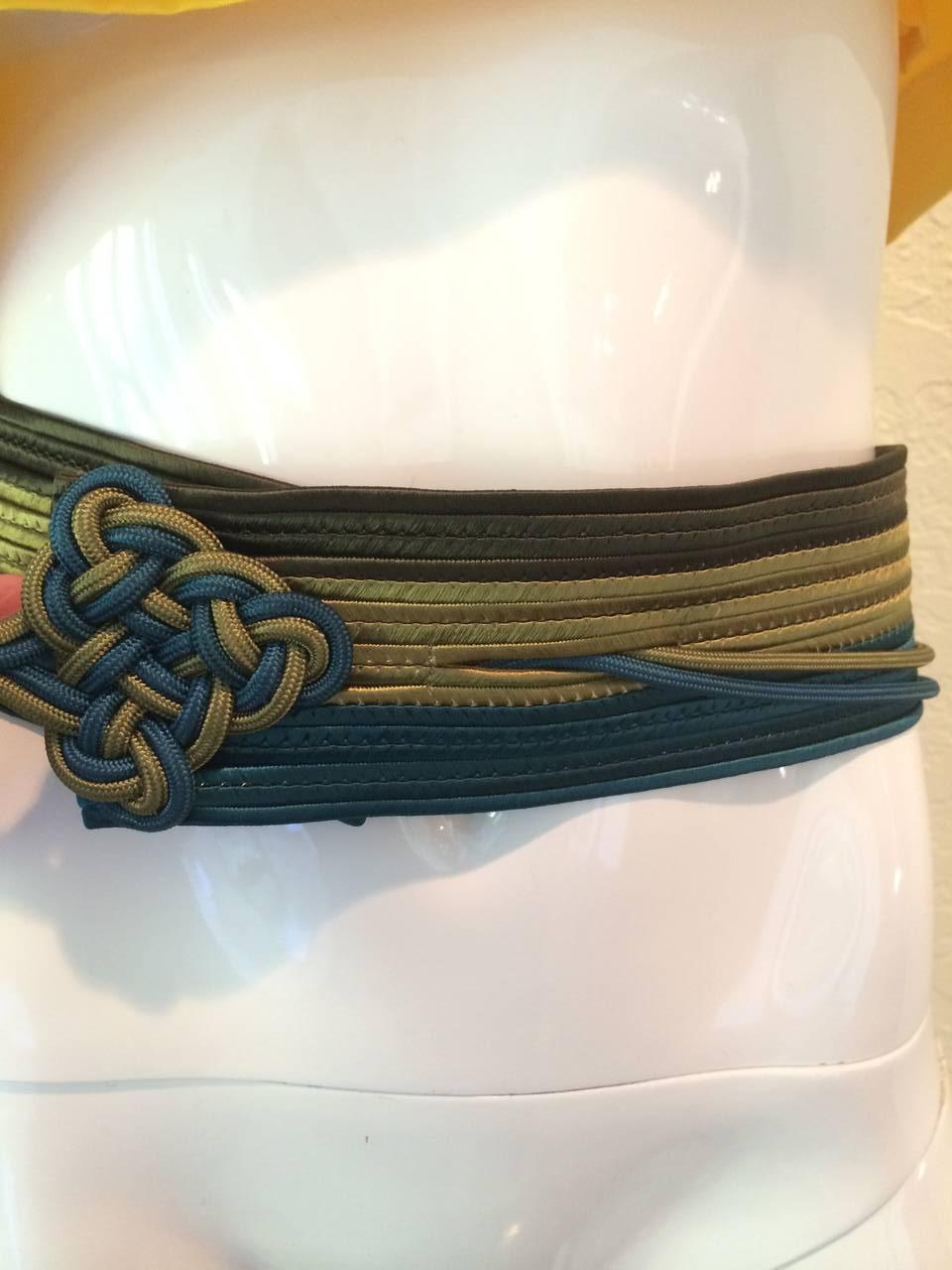 Black Vintage Yves Saint Laurent Russian Collection Passementerie Tassel Belt YSL