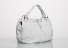 Céline "Bittersweet” Genuine Ostrich Leather Shoulder Bag Limited Edition 2007