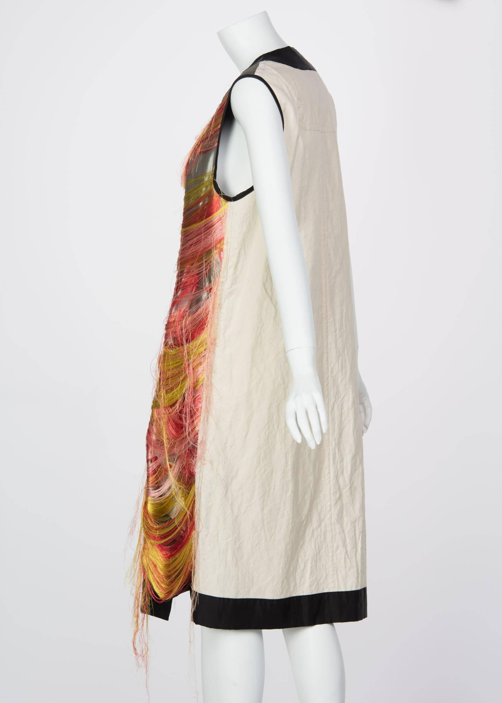 Dries Van Noten Spring Runway Look 30 Silk Thread Floral Brocade Vest, 2014  For Sale 1