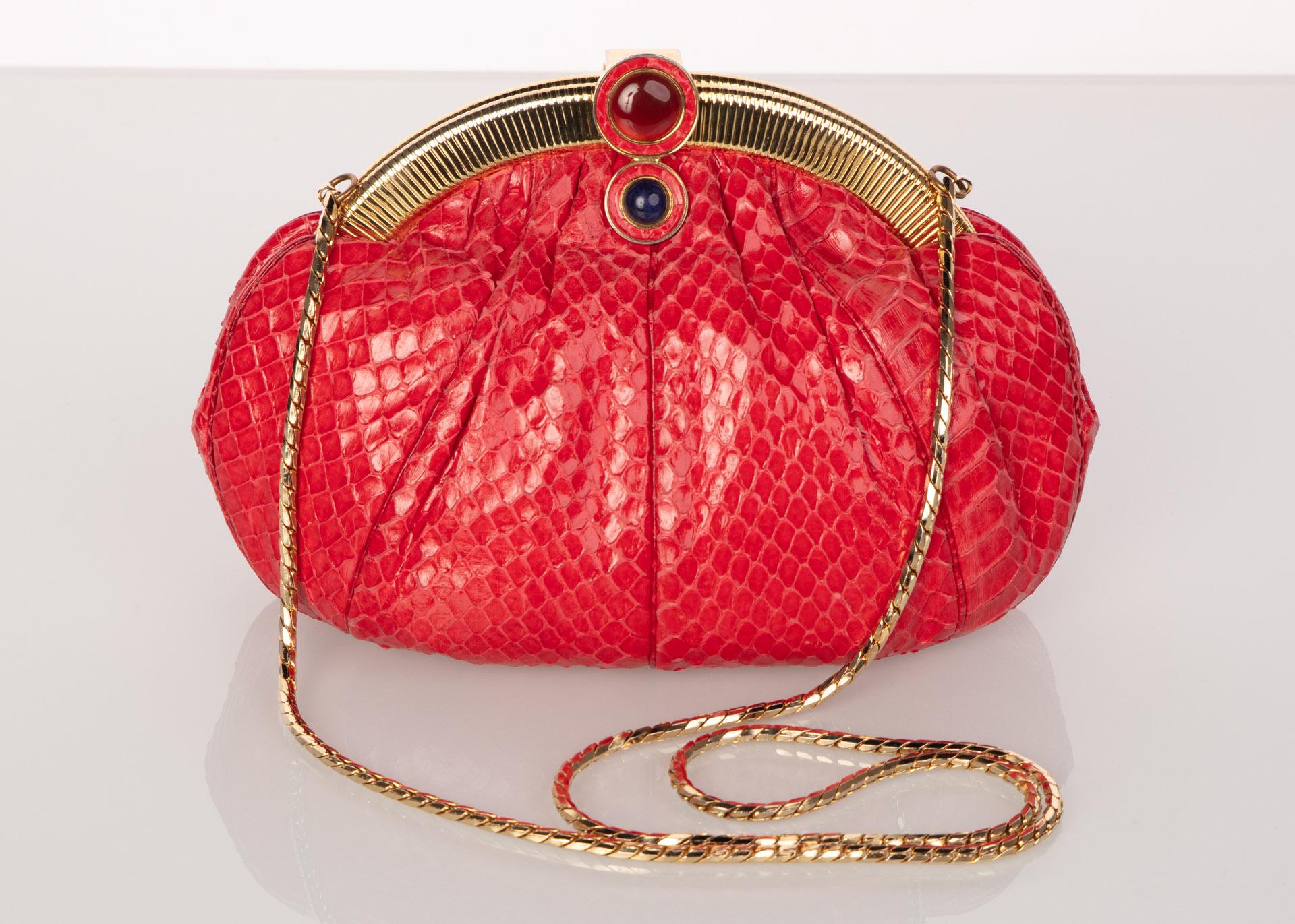 Born in the tumultuous time of the World War decades, Hungarian born Judith Leiber achieved astonishing accomplishments for her work in handbag and leather good design. Being the first woman inducted into the Hungarian Handbag Guild, Leiber’s craft