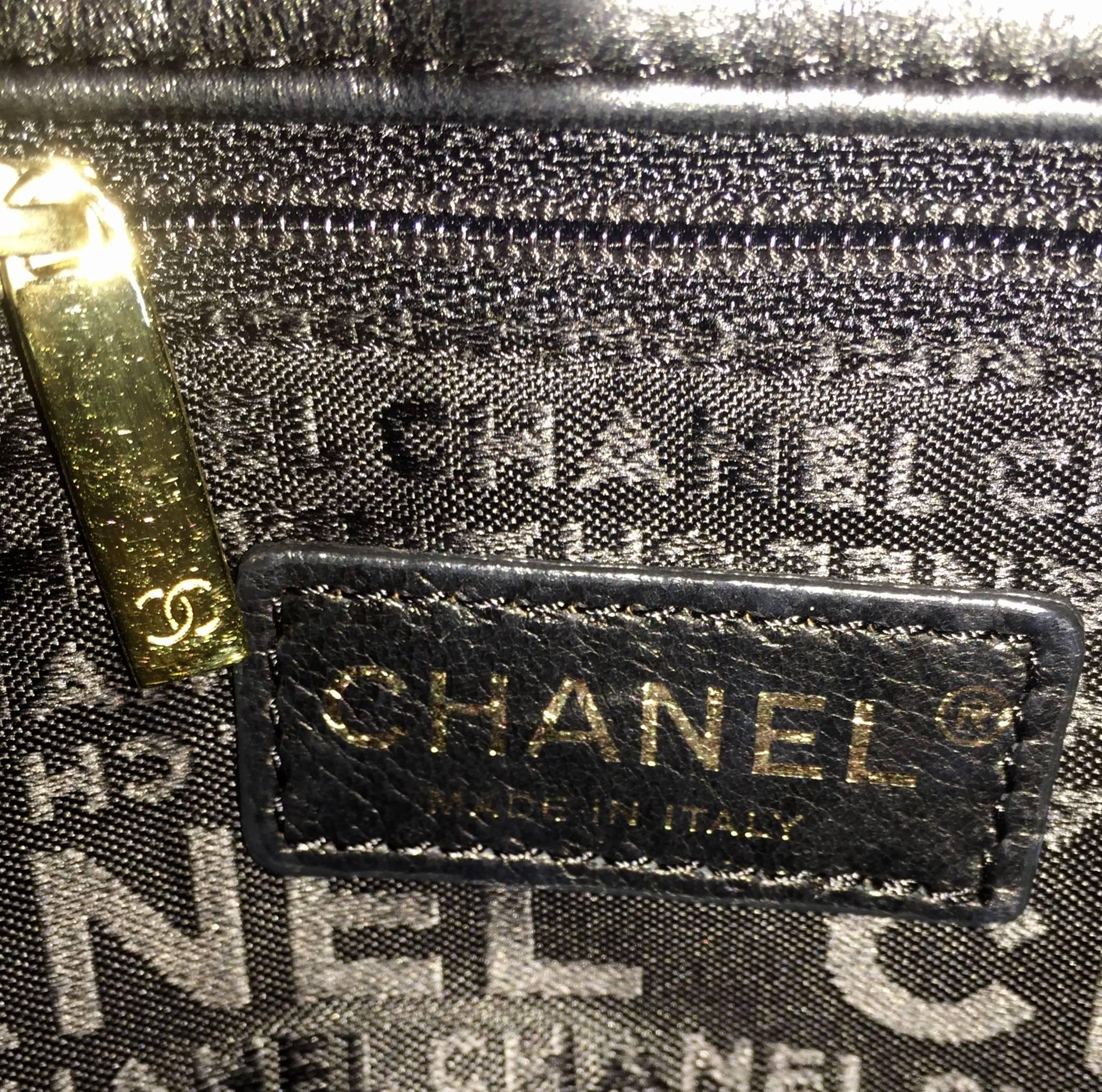 Women's Chanel Precious Symbols Needlepoint Gold Chain Shoulder Bag