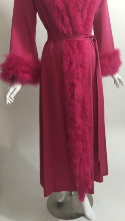vintage feather robe