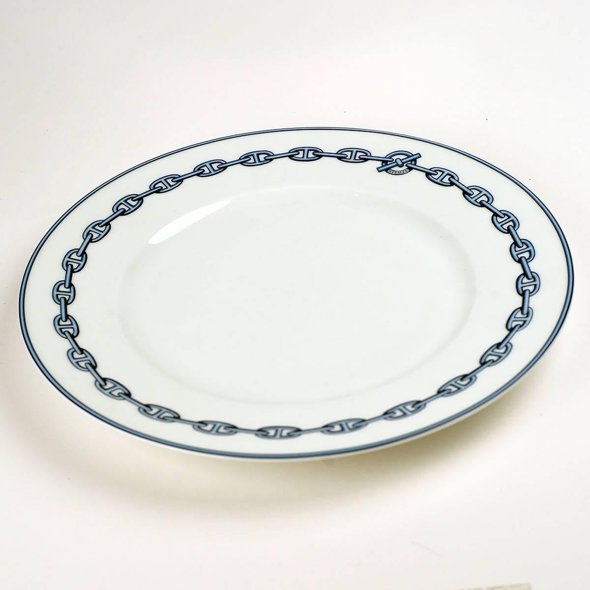 hermes blue plates