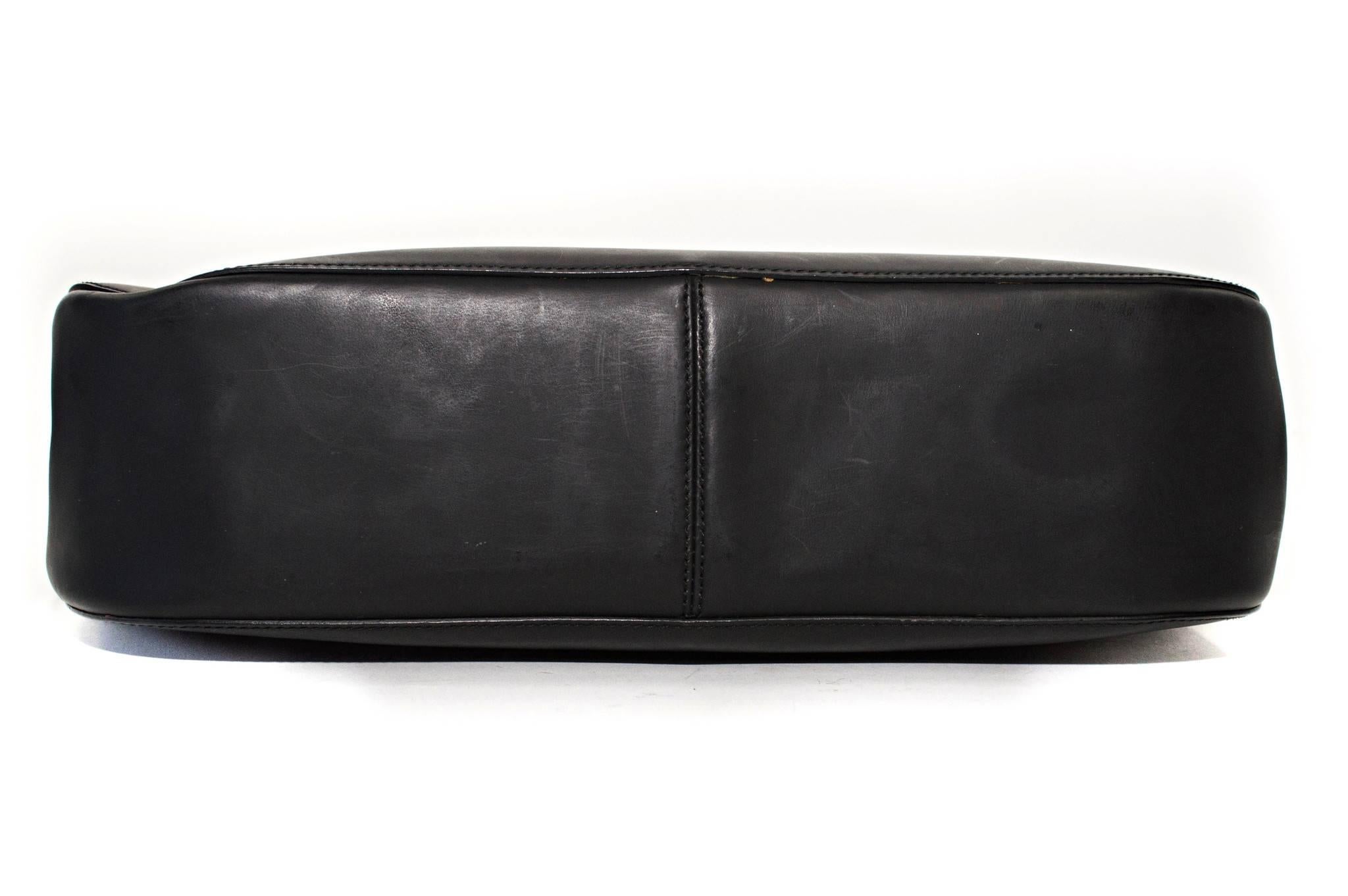 Gucci Matte Black Hobo Style Handbag with Bamboo Handle  1