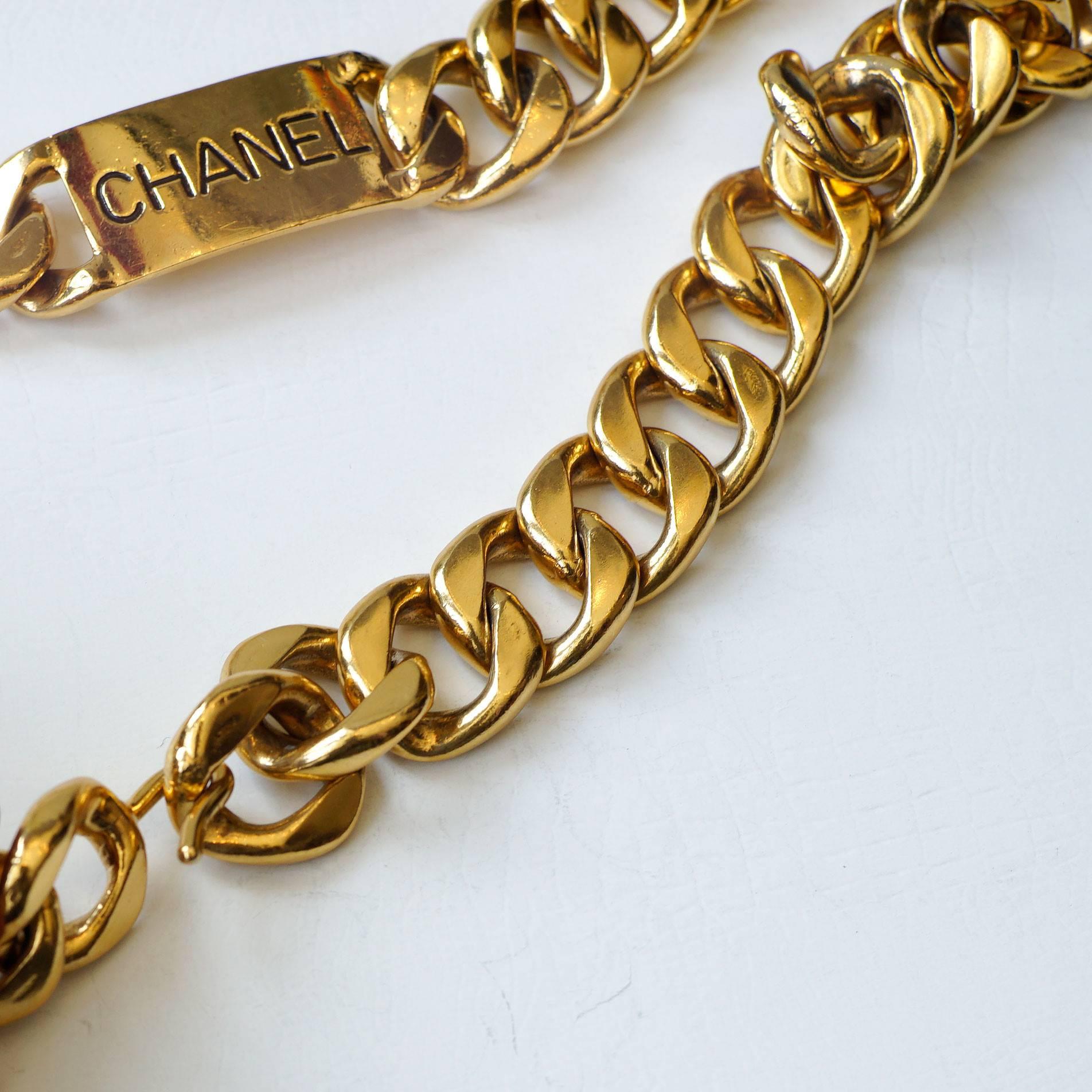 Chanel Gold Chain ID Belt 1
