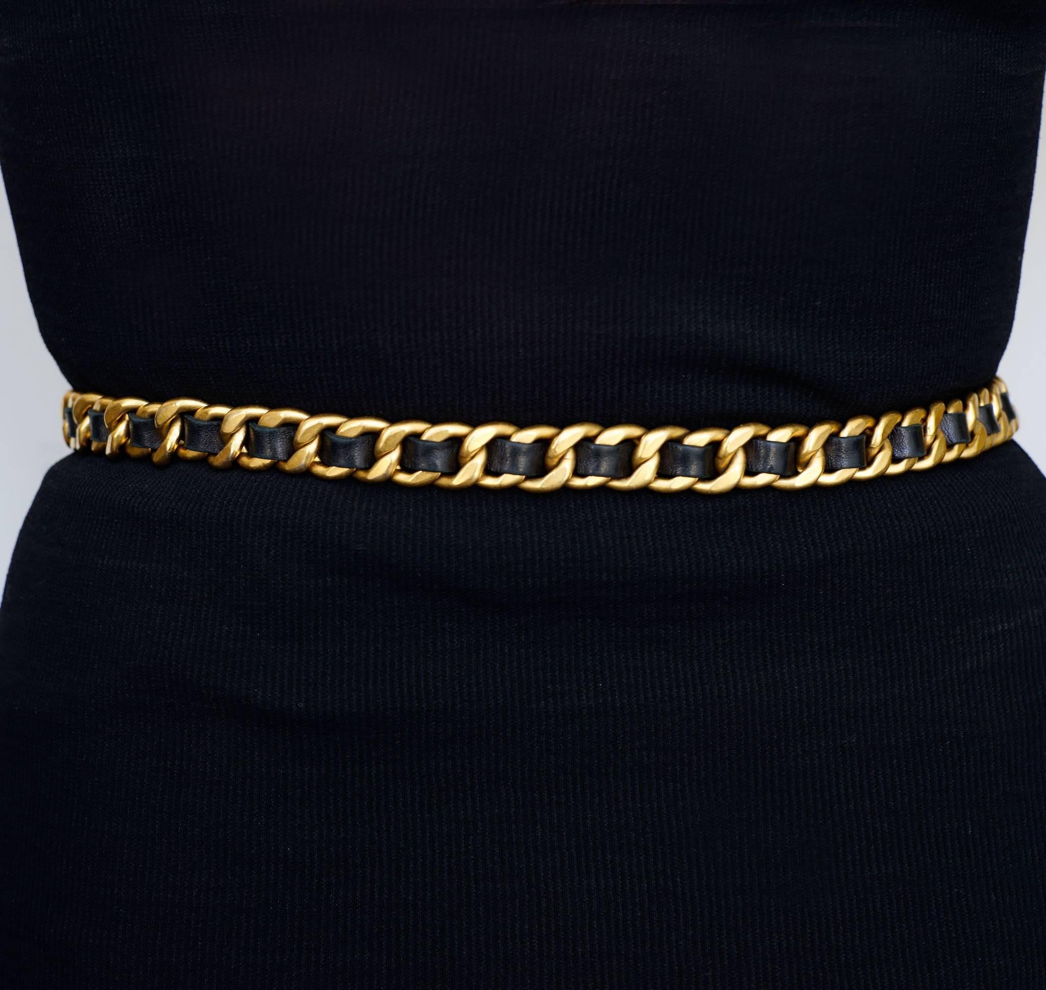 double chain belt