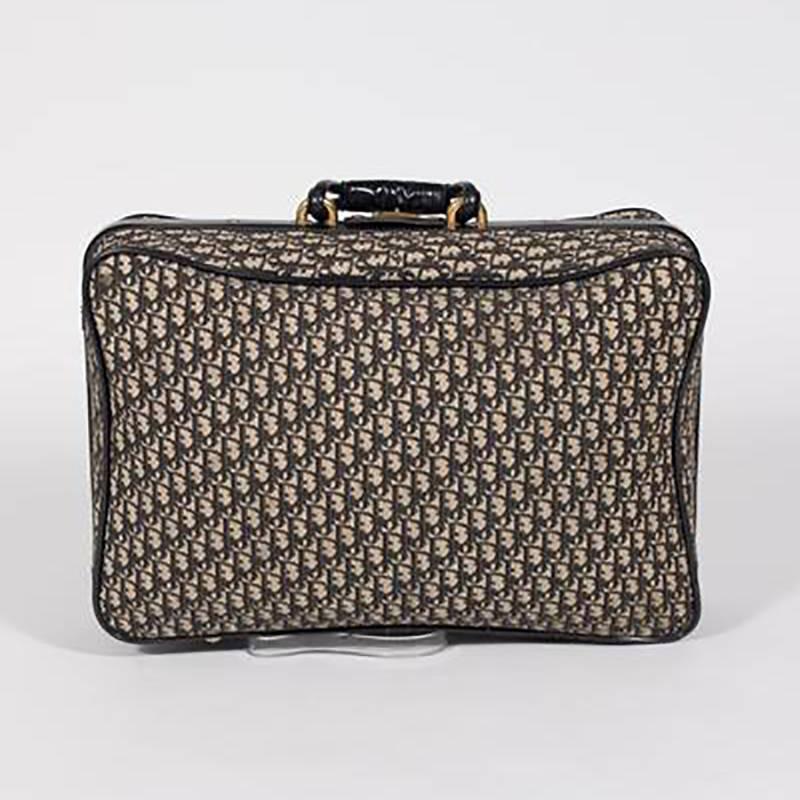 Christian Dior Suitcase with 1970's Logo In Good Condition In Los Angeles, CA