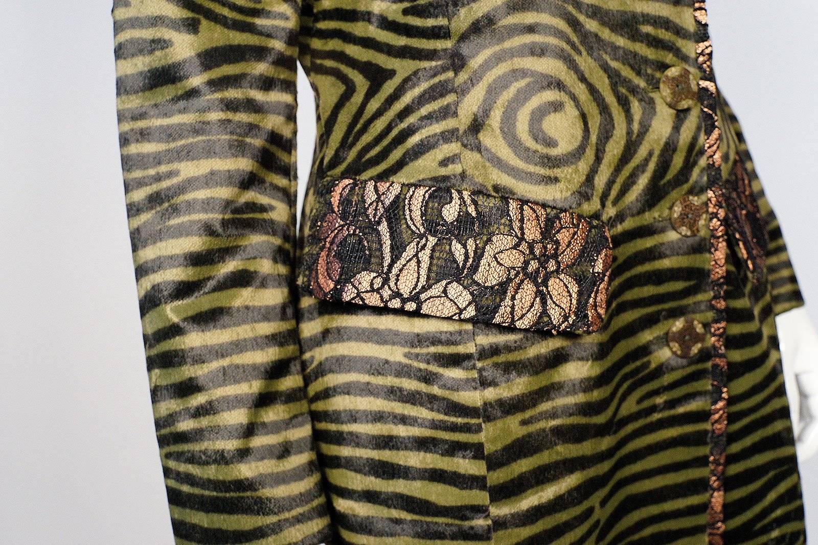 tiger trench coat