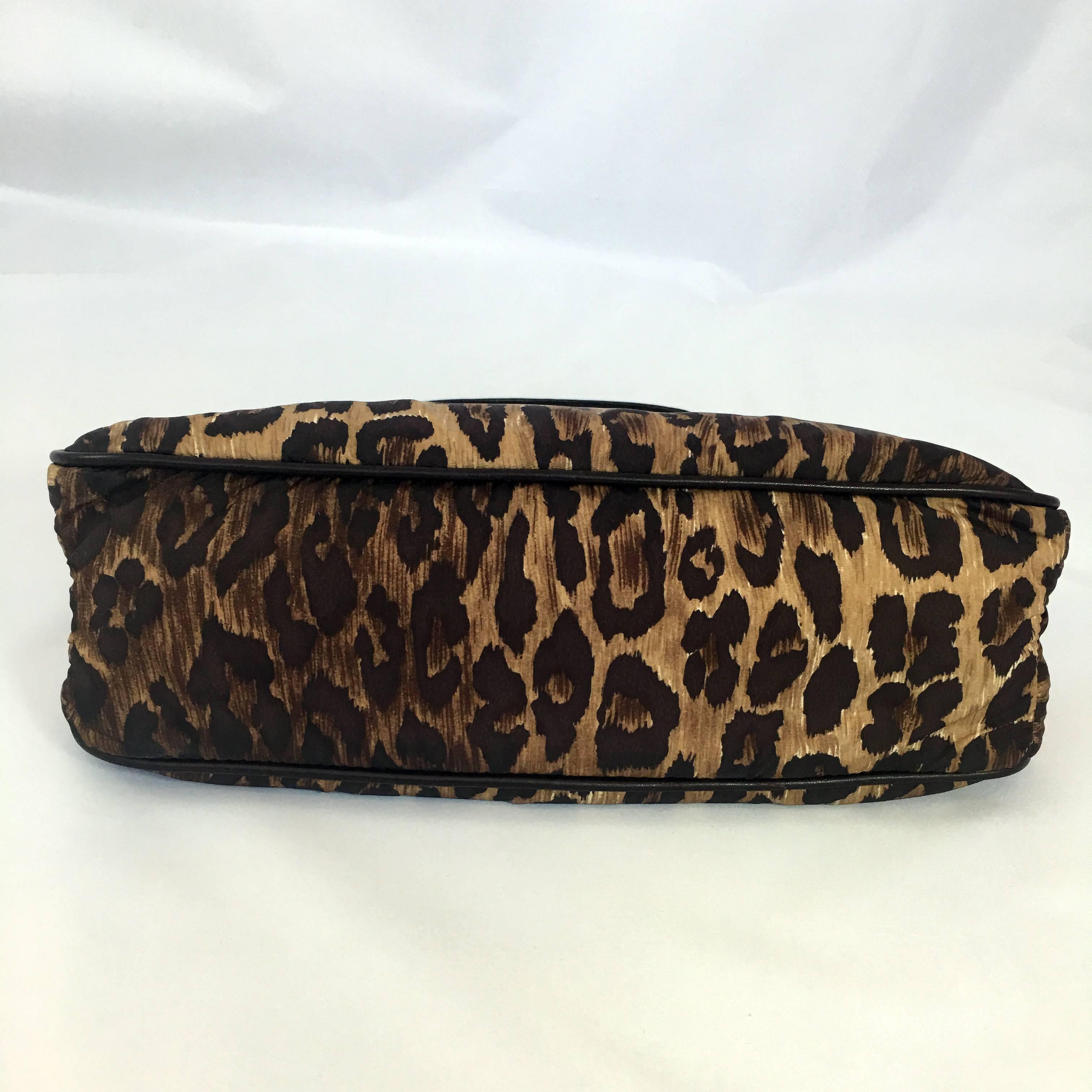 Dolce & Gabbana Women's Sicily Leopard-Print Leather Top Handle Satchel 1