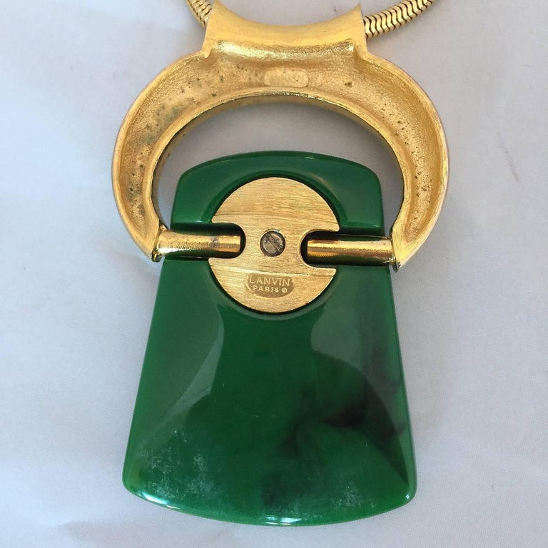 Bijoux Lanvin Interchangeable Pendant Necklace at 1stDibs | lanvin bijoux